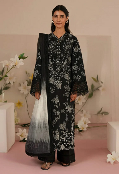 FLORAL CHARM UNSTICHED EMBROIDERED LAWN BY AFROZEH