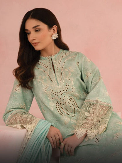 FLORAL CHARM UNSTICHED EMBROIDERED LAWN BY AFROZEH