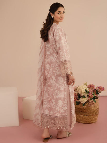 FLORAL CHARM UNSTICHED EMBROIDERED LAWN BY AFROZEH