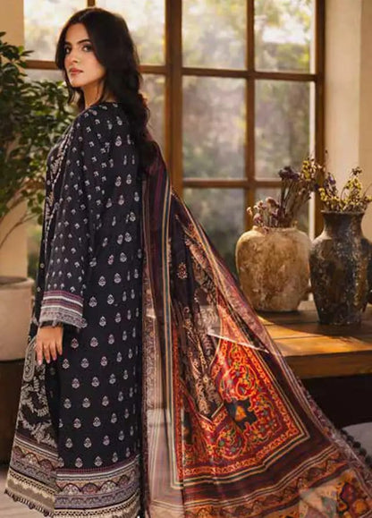 UNSTICHED EMBROIDERED LAWN ZEN BY FREESIA