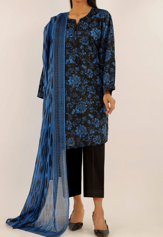 SAYA | UNSTICHED 3 PIECE PRINTED LAWN SUIT