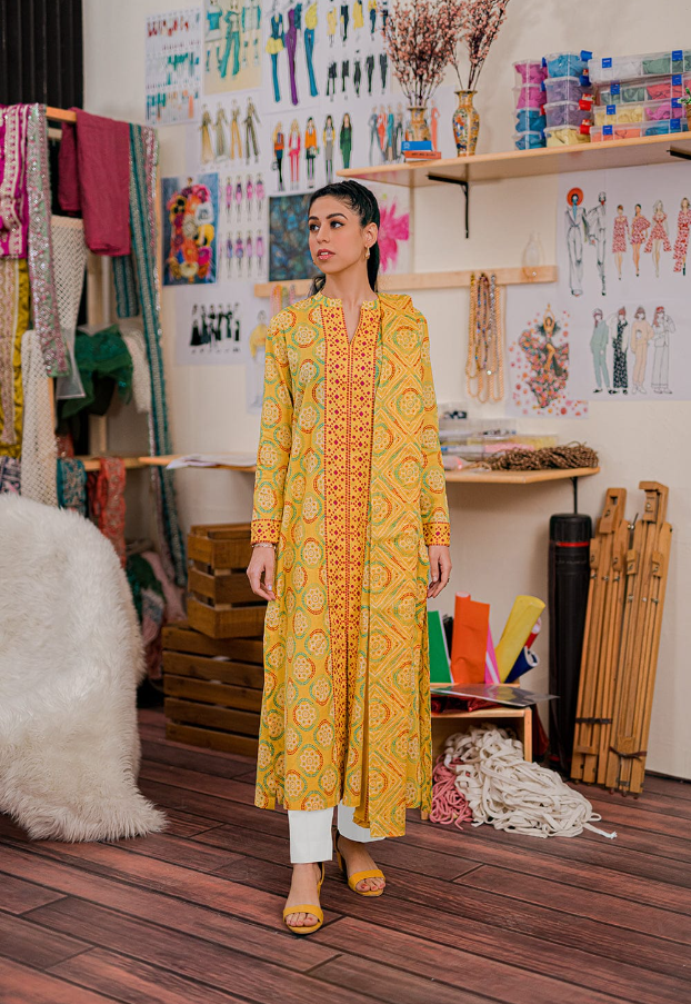 NISHAT | UNSTICHED PRINTED LAWN SUIT