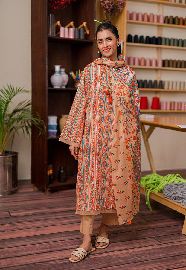 NISHAT | UNSTICHED PRINTED LAWN SUIT