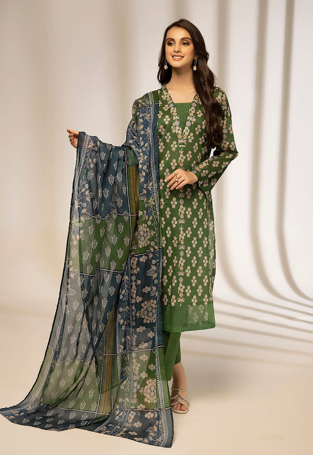 NISHAT | UNSTICHED PRINTED LAWN SUIT